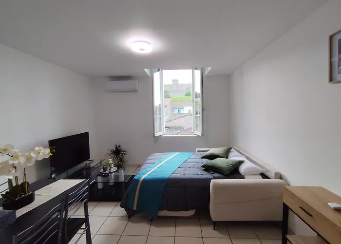 Appartement Le Panorama De La Cite Medievale-clim -4pers *